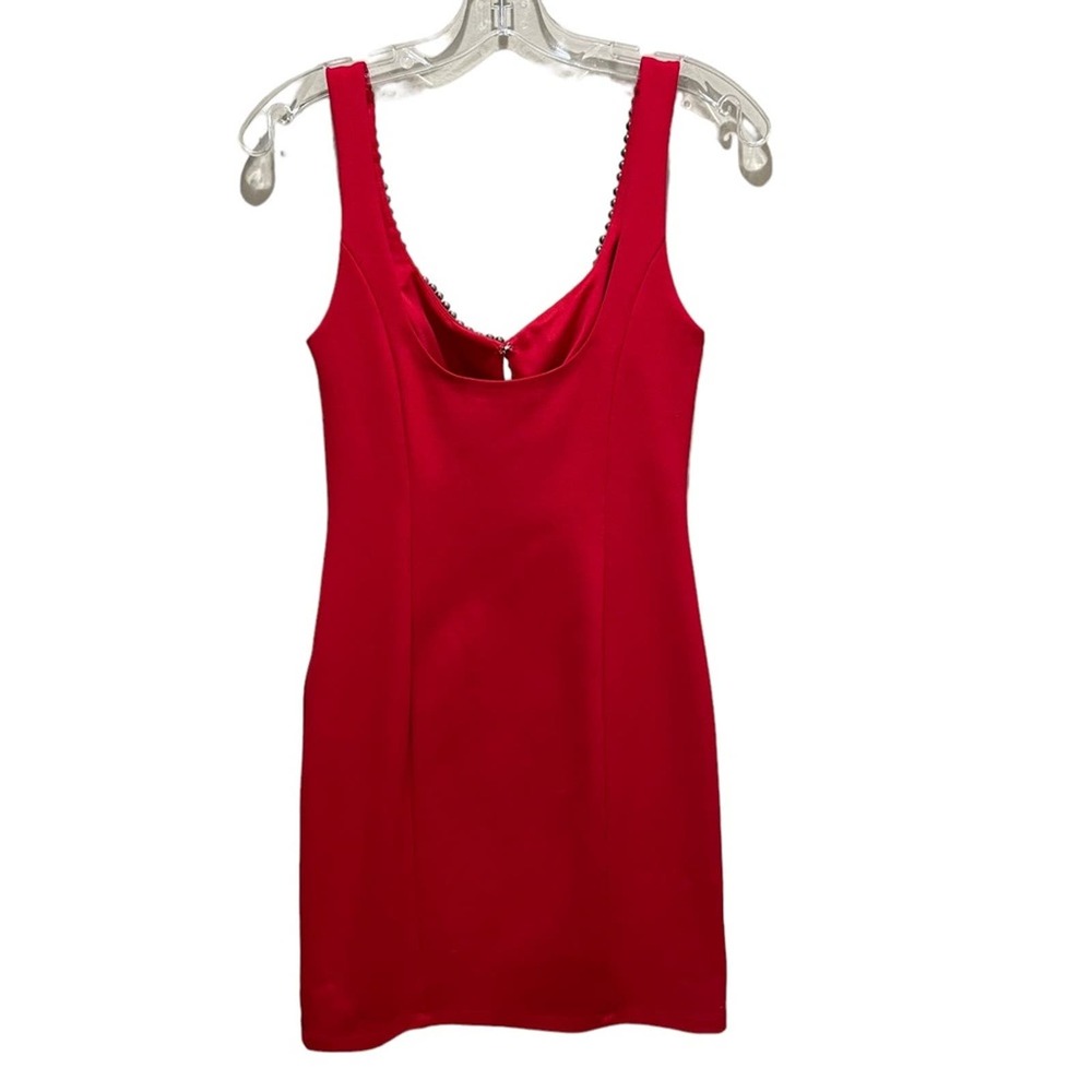 ASTR The Label Girls Night Out Bodycon Mini Dress Red Size Small - Picture 9 of 12